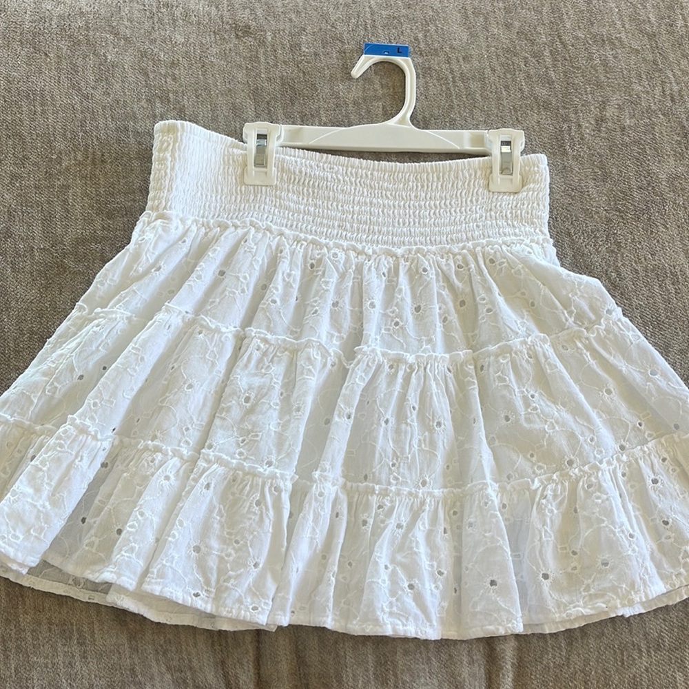 White Flower Skirt!